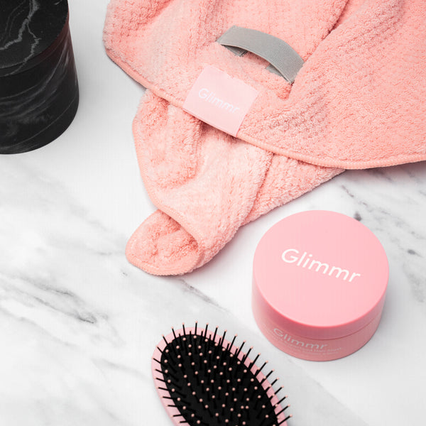 Glimmr Hair towel with hair mask